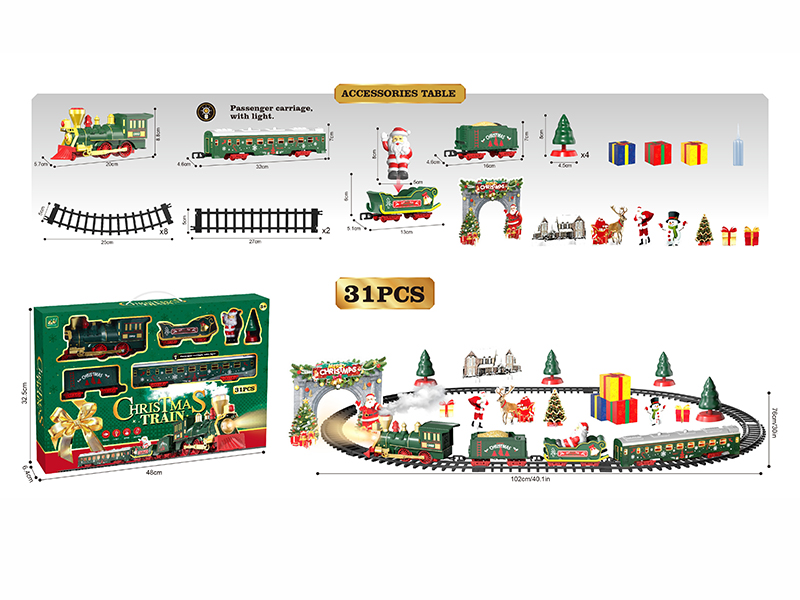 Christmas Rail Train 31pcs