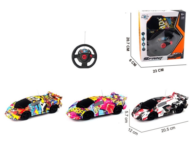 2-Channel  Remote Control Graffiti Lamborghini