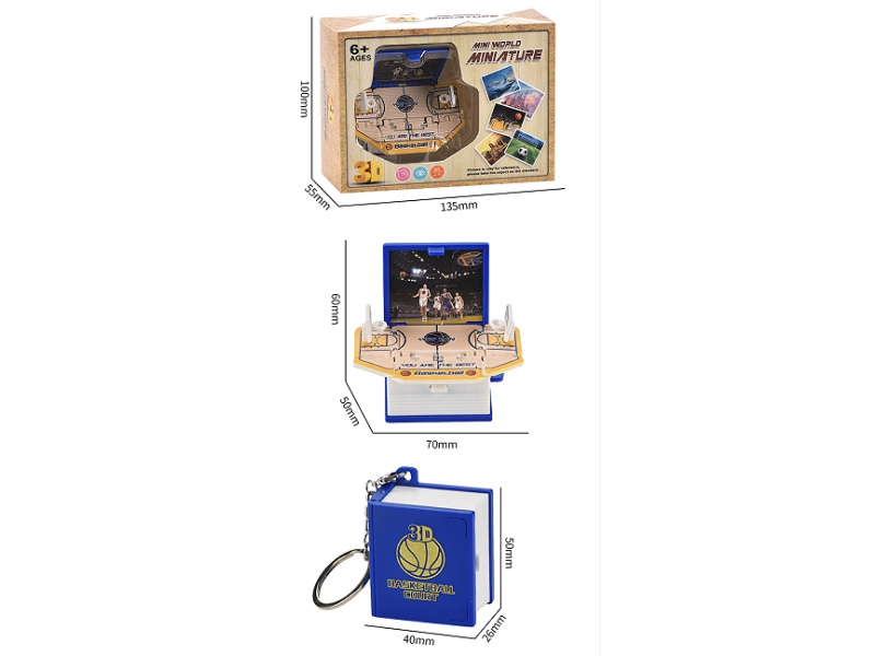 3D Foldable Pop-Up Book -Mini Basketball Court (Upgraded And Enhanced Version)