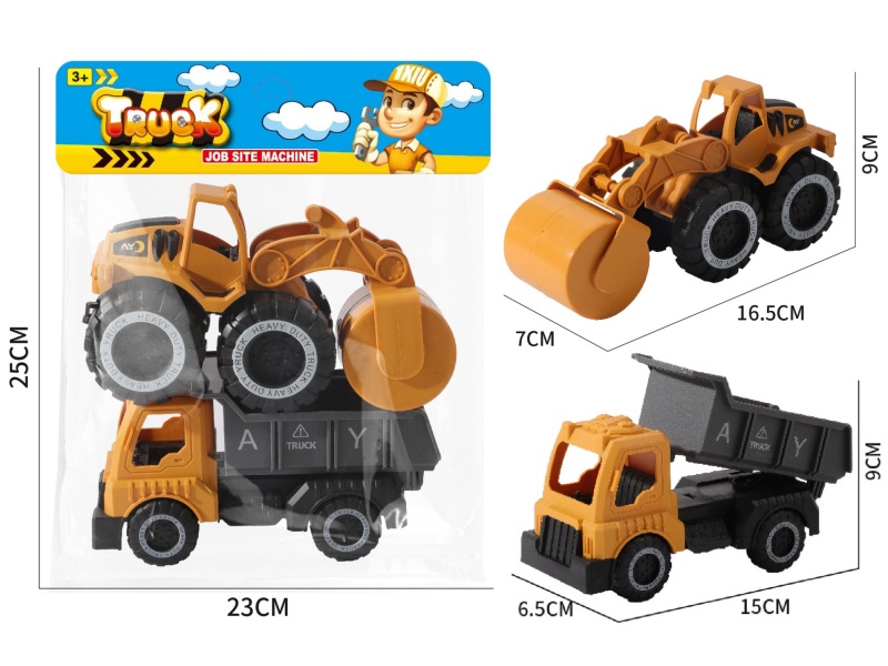 Slide Engineering Road Roller + Dump Truck