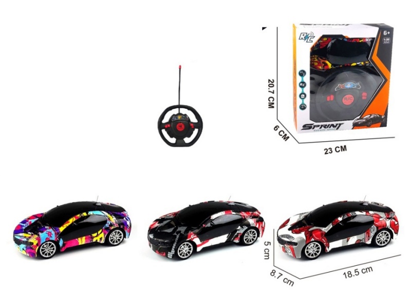 4-Channel  Remote Control Graffiti Bmw