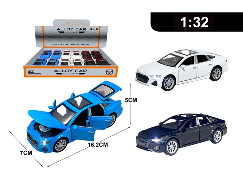 1:32 Alloy Model Display Box With Force/With Light And Sound, 3 Ag13 Batteries Included