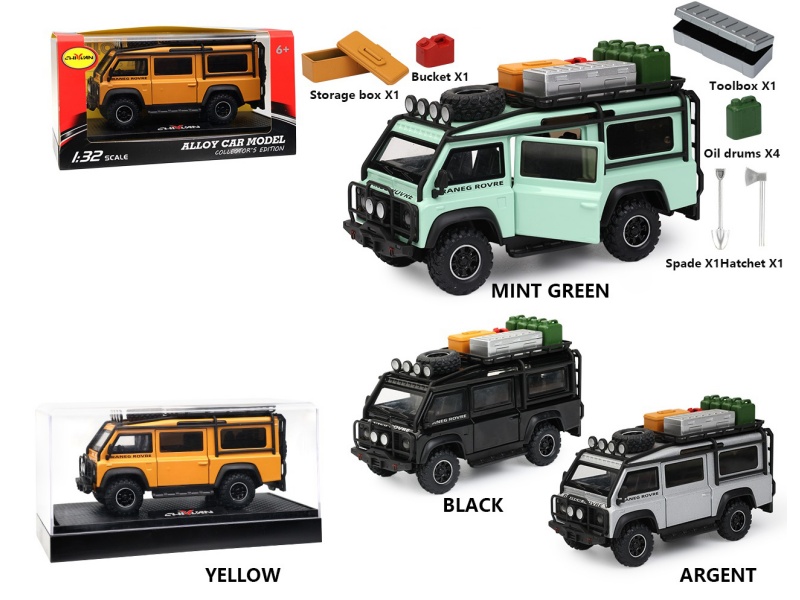 1:32 Land Rover Defender Van Alloy Car Model