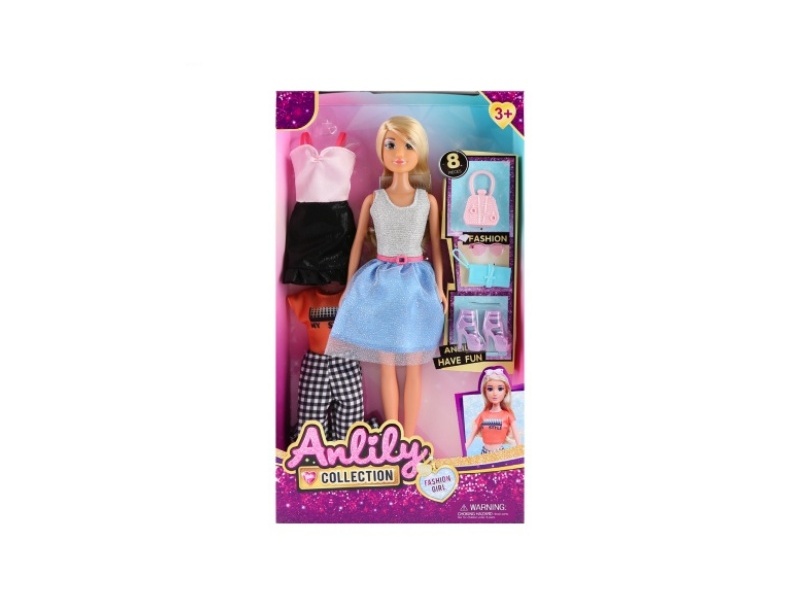 11.5-Inch Solid Doll (Brown Skin Color)