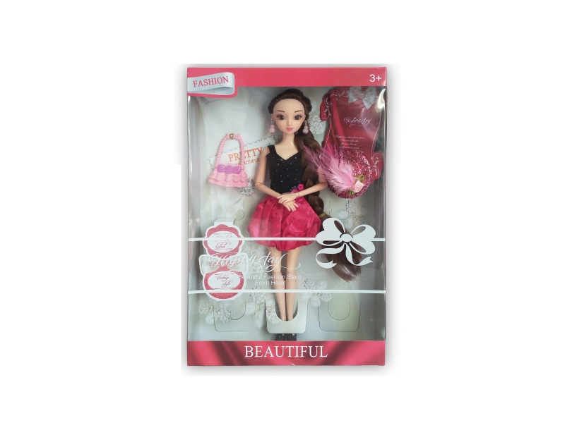 11.5-Inch Solid 12-Joint Fashion Dress Doll Accessories