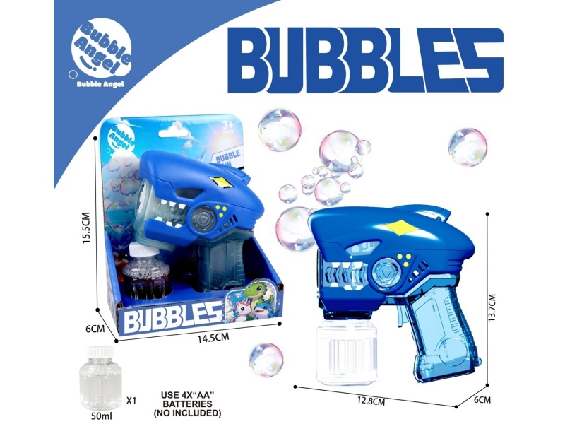 The New Shark Bubble Gun Is Equipped With Lights