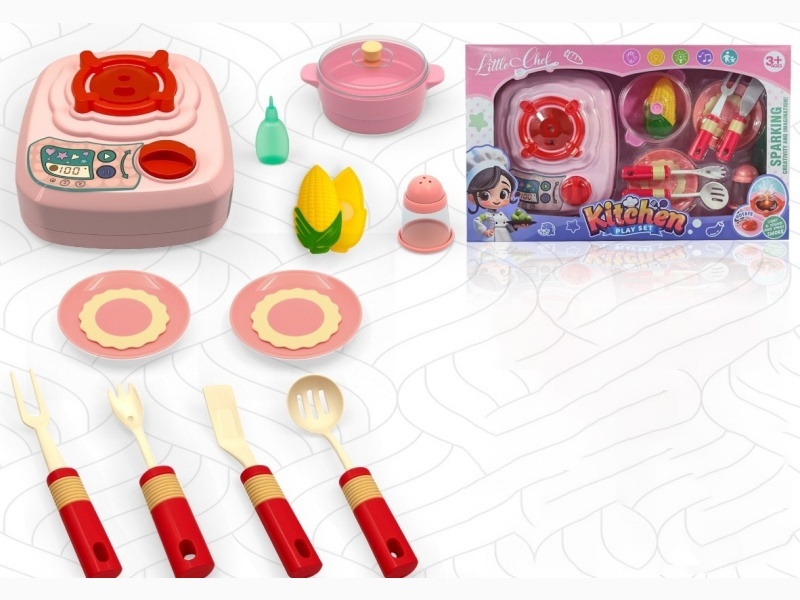 High-end simulation furnace platform (lighting, music, spray)