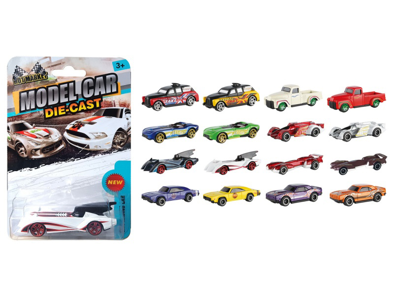 1:64 Alloy Car Return Force Model Single Suction Plate Sliding Alloy Car