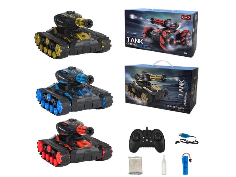 Remote Control Spray Crawler-Type Water Bullet Tank