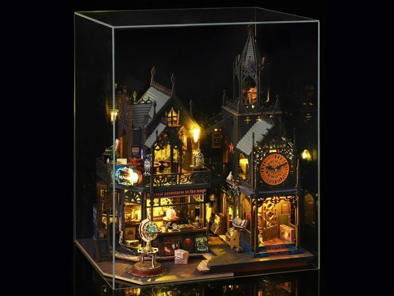 Hollow Magic City DIY Cabin + Dust Cover(Updated Version)