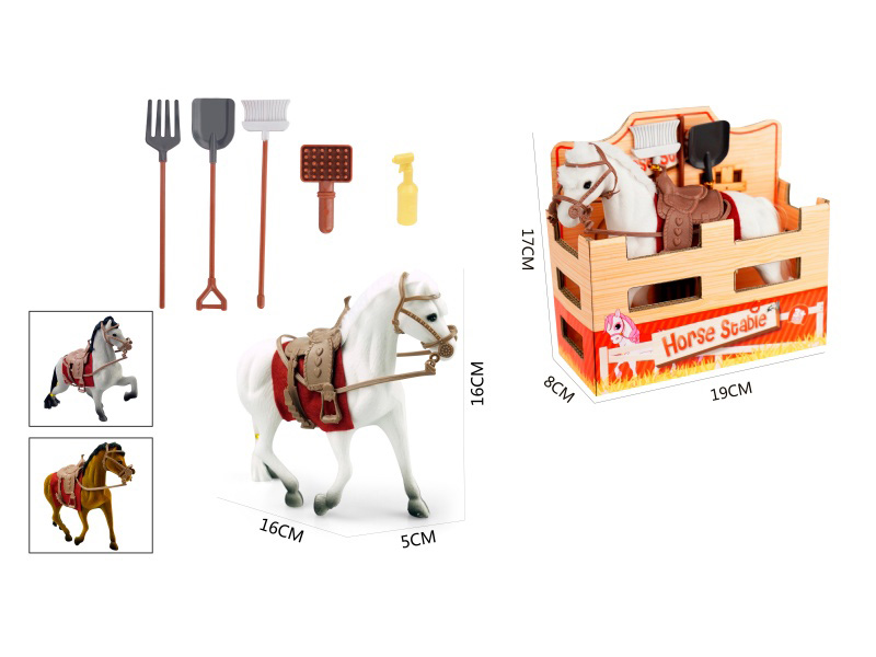 Single Horse With Accessories