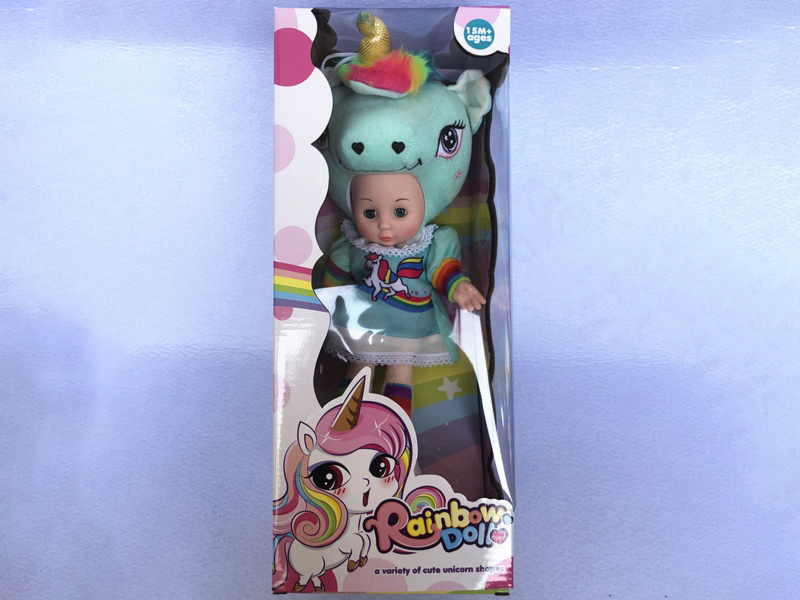 16-Inch Music Green Unicorn (Windowed Color Box)