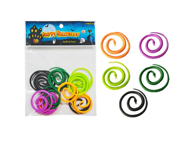 15 Pieces Of Halloween Colored Mosquito Coil Snakes