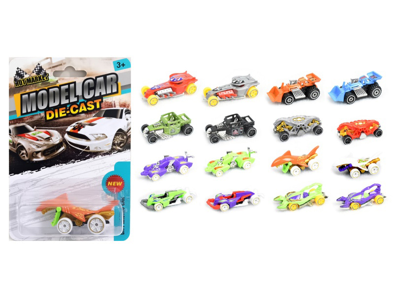 1:64 Alloy Car Return Force Model Single Suction Plate Sliding Alloy Car