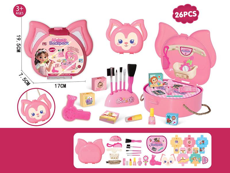 Fox Beauty Toy Backpack Play House Toys 26pcs