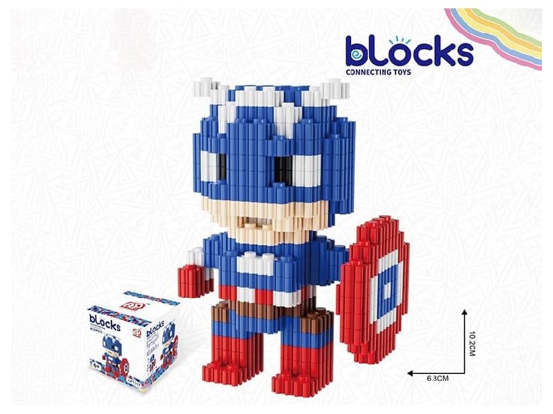 Captain Superman Building  Blocks 415Pcs