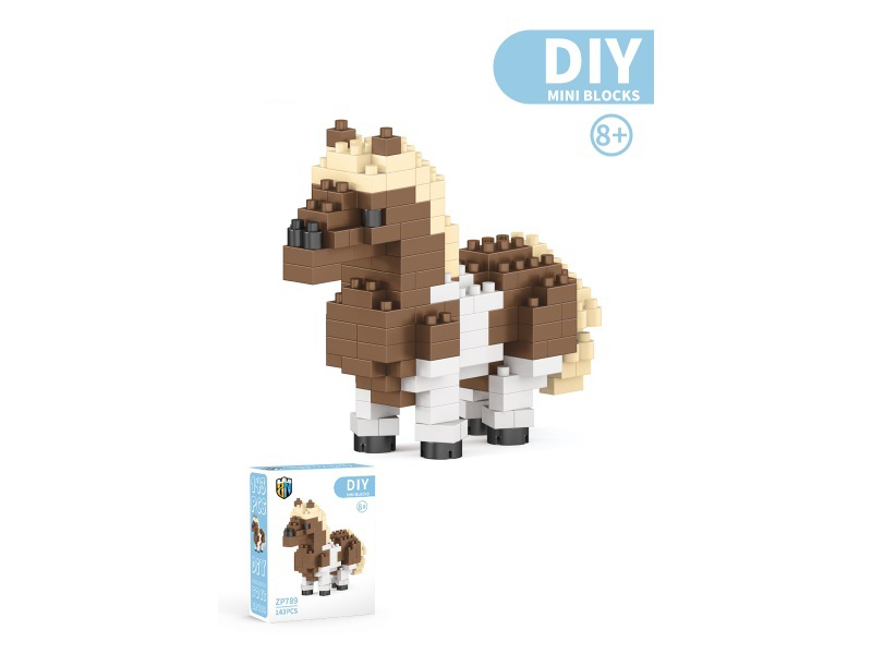 Little Horse Building Blocks Animal Series 143PCS