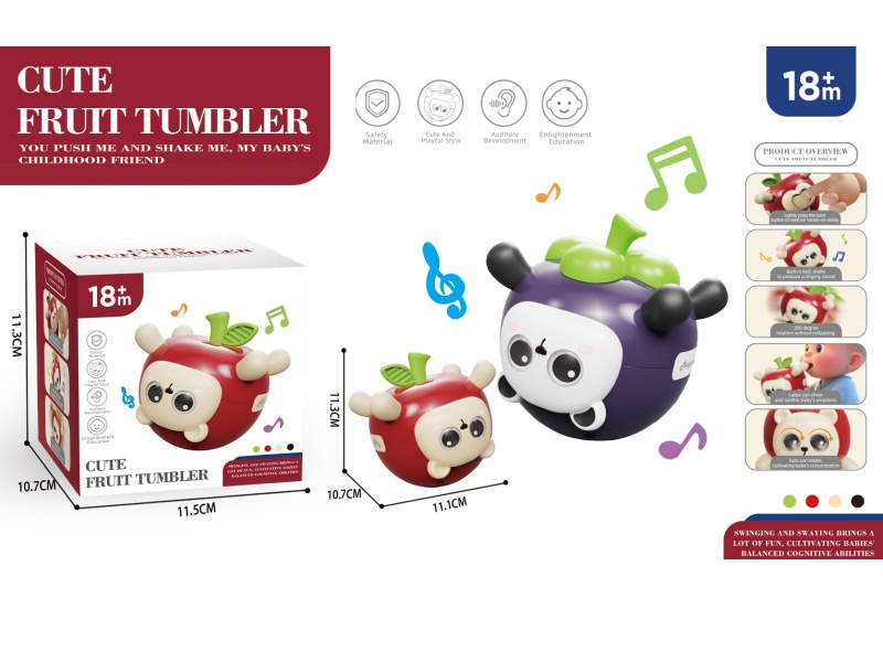 Fruit Doll Toy Apple/Mangosteen