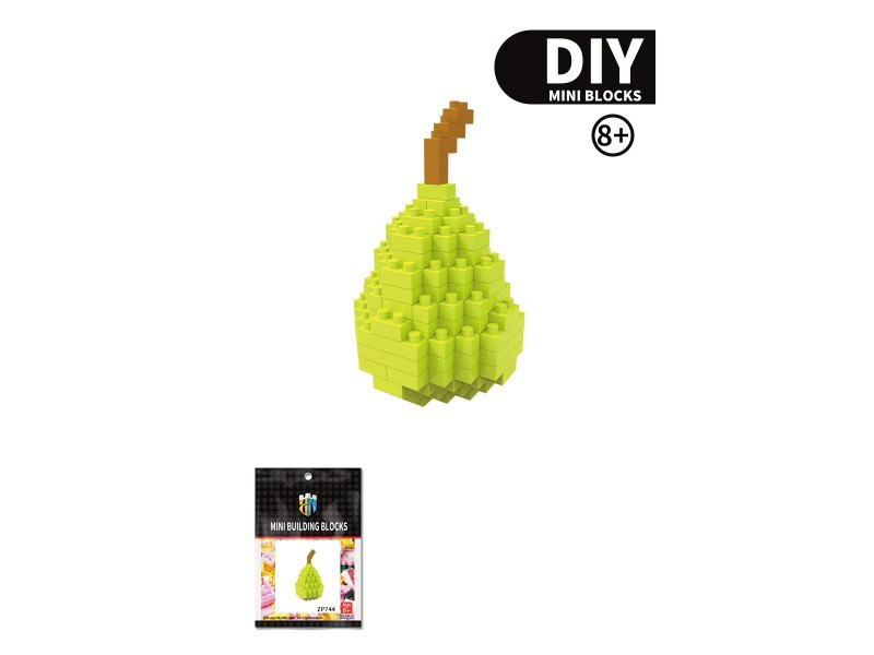 Pear Building Block Fruit Series 128 PCS