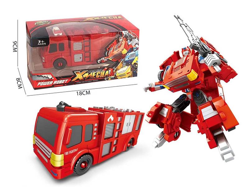 Transformation Fire Engine Robot