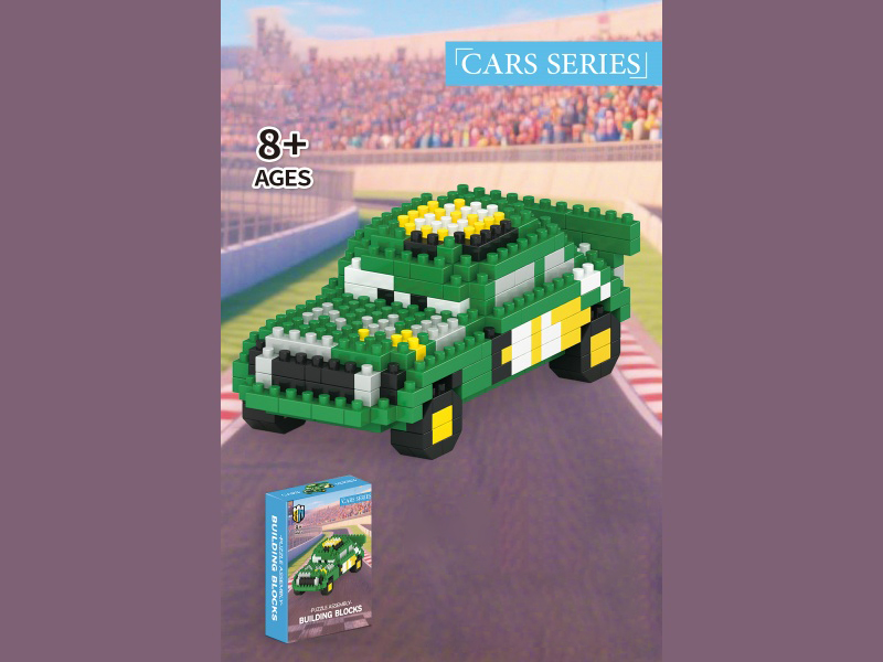 The Road King Building Block Car Series Contains 298 PCS