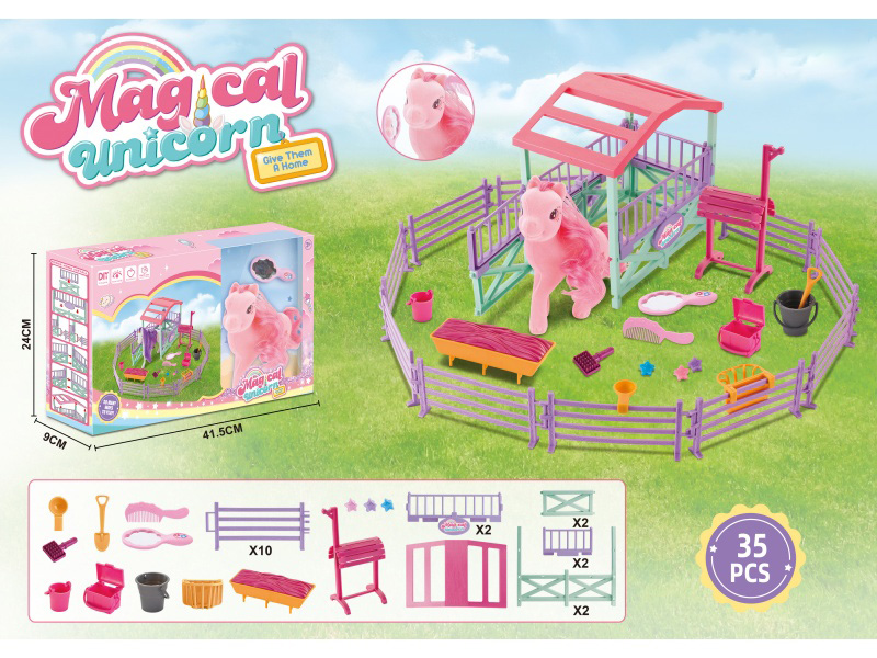 The Scene Of The Flocking Elf Horse