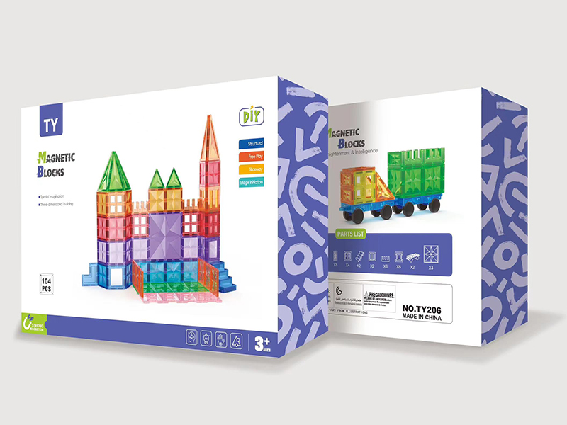 Magnetic Building Blocks 104pcs