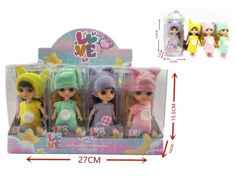 4.5-Inch Solid Hanging Doll (16 Boxes)