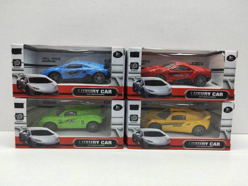 1:43 Alloy Coupe Four Pull-Back Without Ic