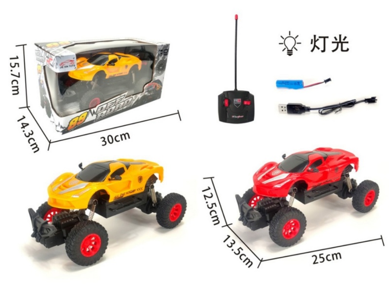 4-Channel  Remote Control Climbing Off-Road Vehicle With Light