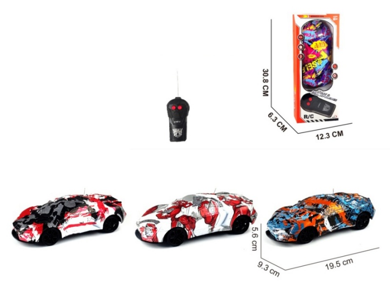 2-Channel  Remote Control Car Graffiti Lykon