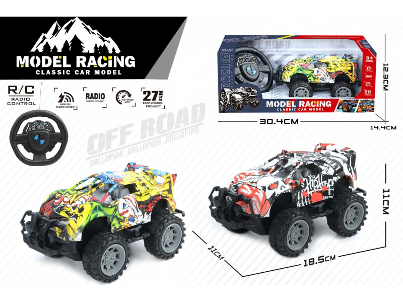 2-Channel Remote Control Graffiti Off-Road Sports Car(Not Included Batteries)
