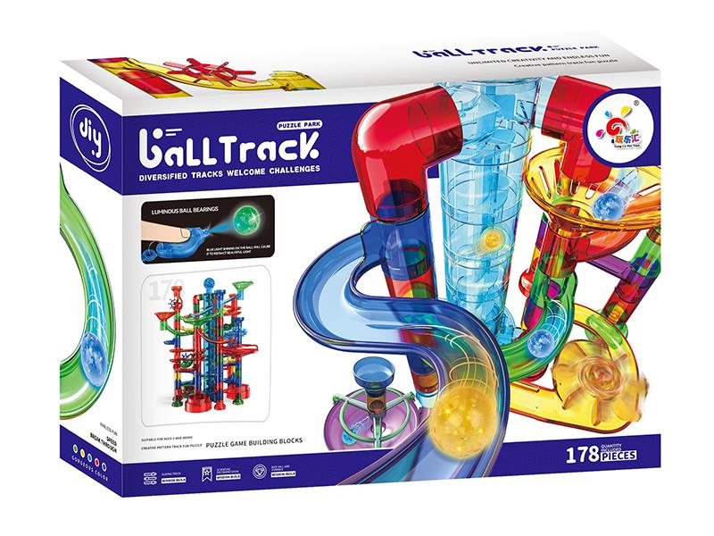 Ball Track Building Blocks Electric Version 178PCS