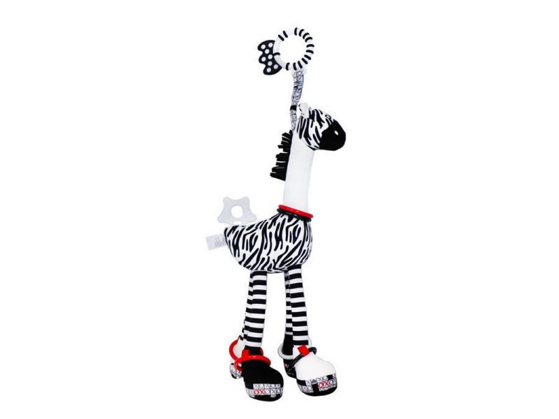 Striped Giraffe Baby Wind Chime Teething Plush Pendant