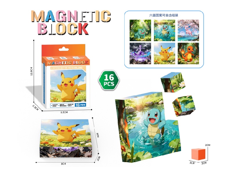 Pokemon Magnetic Cube Puzzle