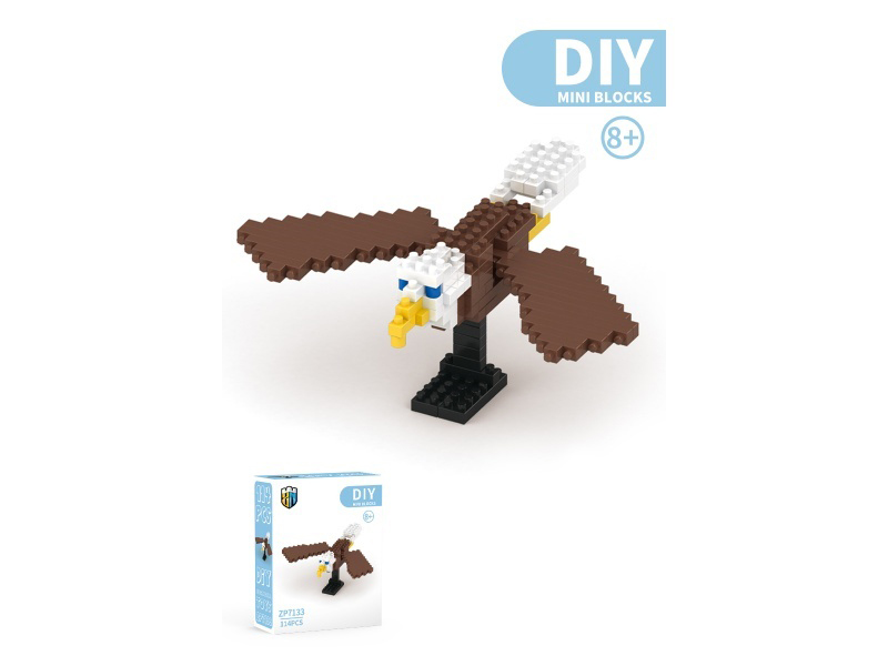 Eagle Building Blocks Animal Series 114 PCS