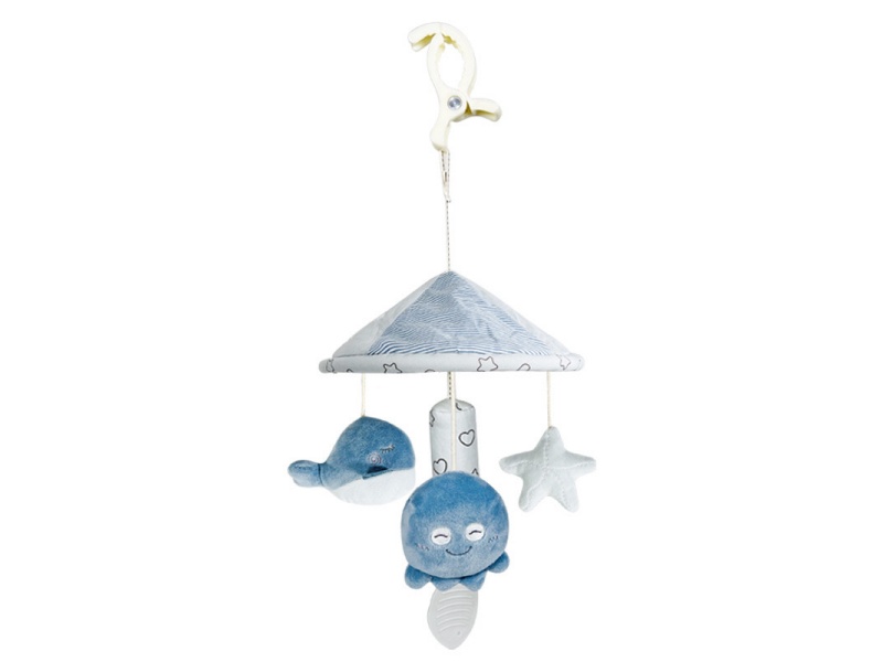 Ocean-Style Baby Umbrella Plush Bed Bell