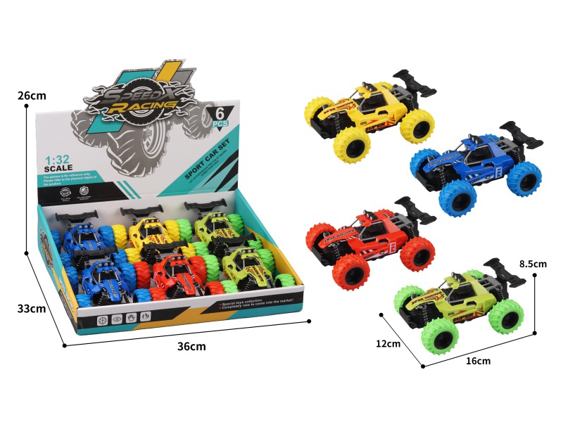Pull Back Off-Road Vehicle(6PCS)