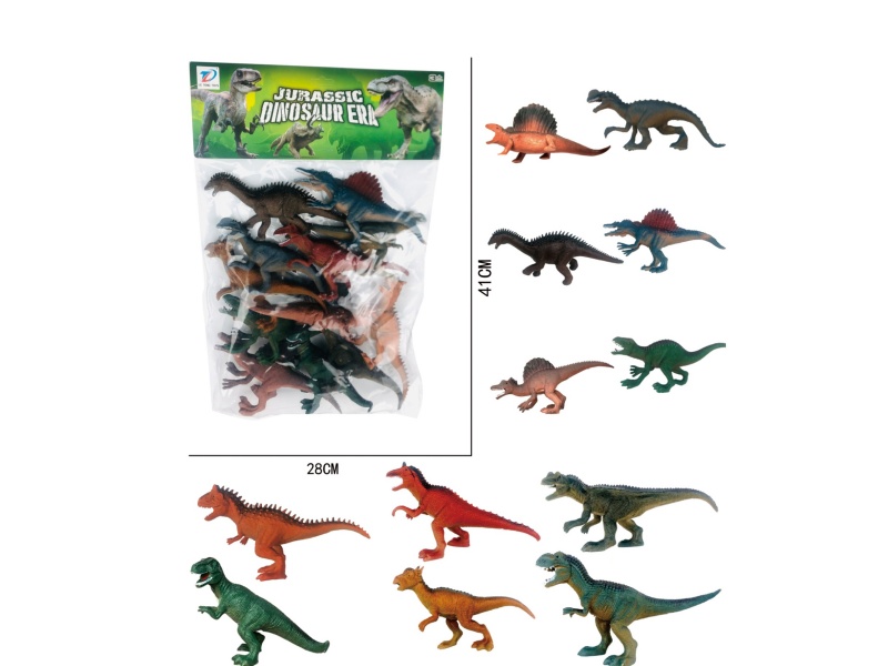 Pvc Simulation Dinosaur 12Pcs