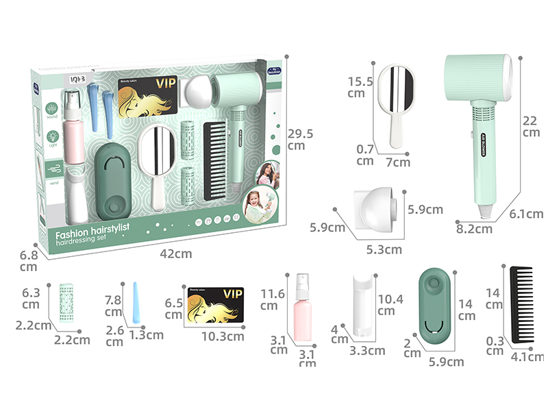 Electric Hair Dryer Fashion Hairstylist Hairdressing Set