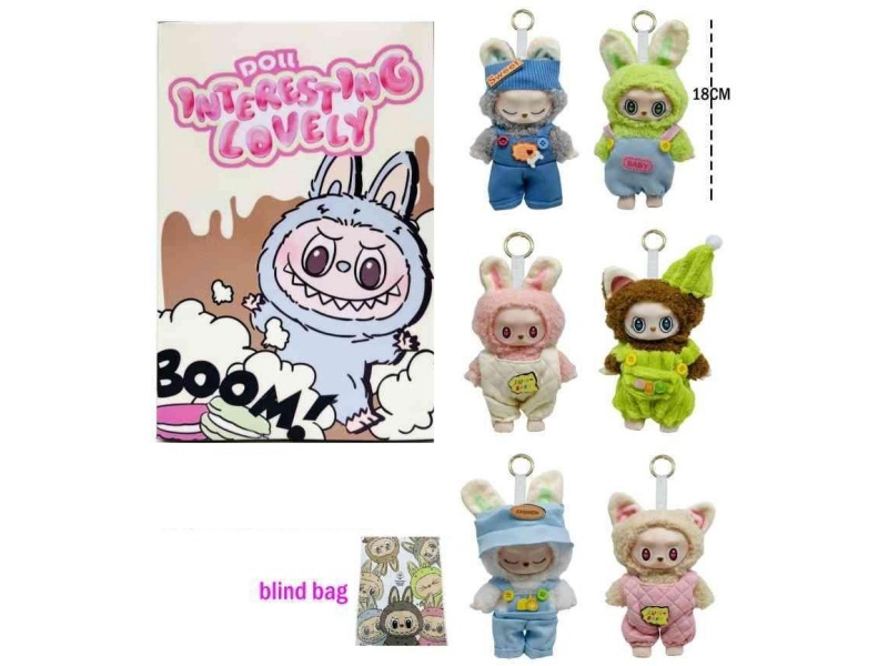 Rabbu Rubber Face Plush Doll