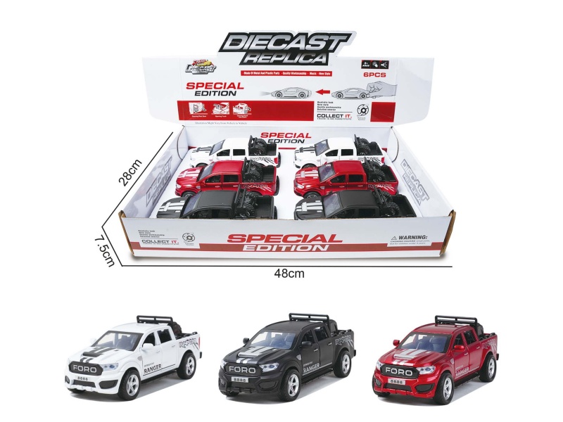 1:32 Ford Pickup Alloy Vehicle (Rebound, Ic With Lights)