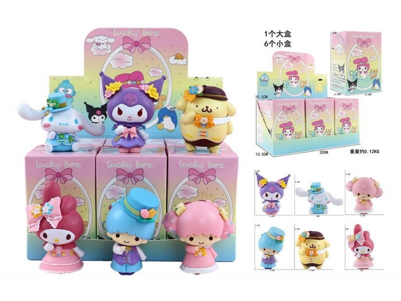 Flower Season Melody 6-Piece Set Figurine.