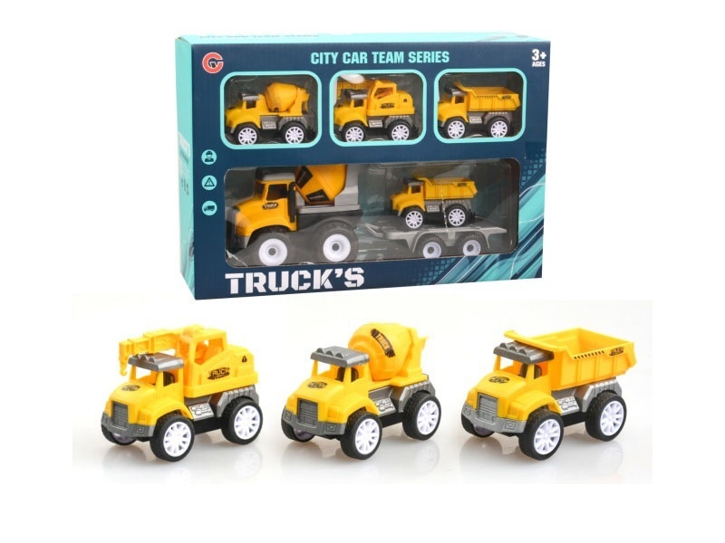 Inertial Cartoon Engineering Vehicle +4 Reciprocating Vehicles