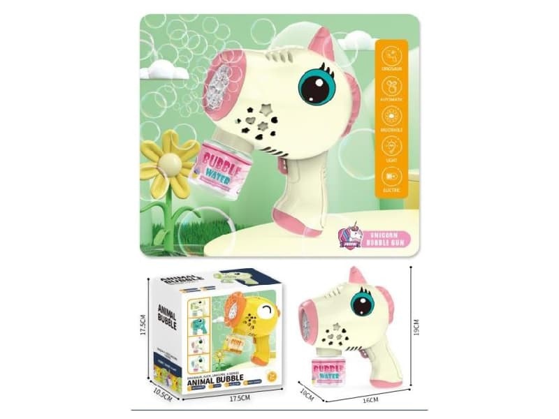 Cartoon Unicorn Automatic Bubble Machine