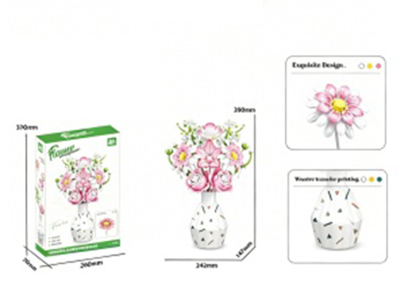 Building Block: Camellia + Magnolia + Rose + Freesia