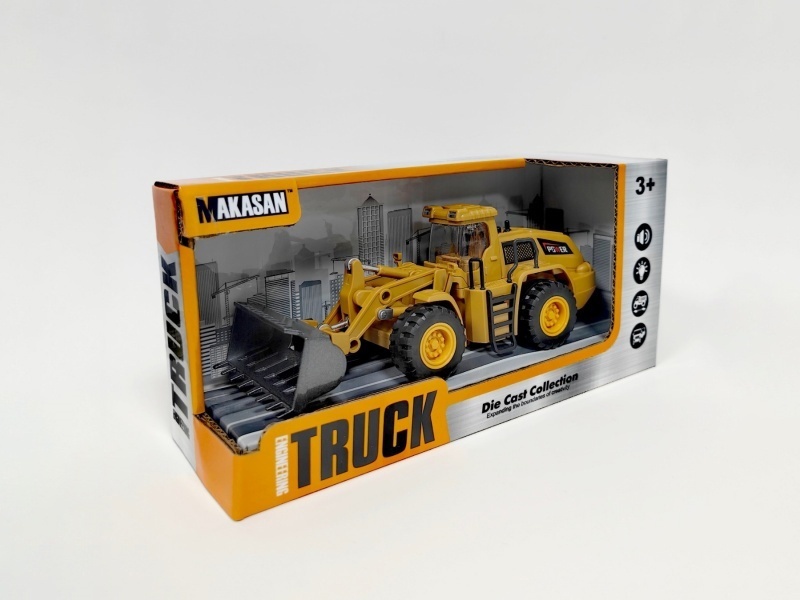 Alloy Inertia Bucket Forklift (Light/Music)