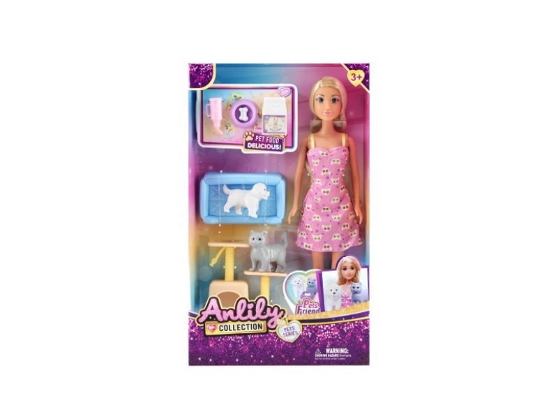 11.5-Inch Solid Doll (Brown Skin Color)