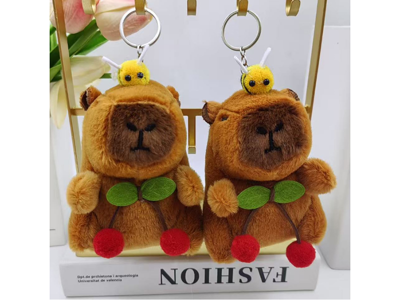 Plush Capybara Keychain