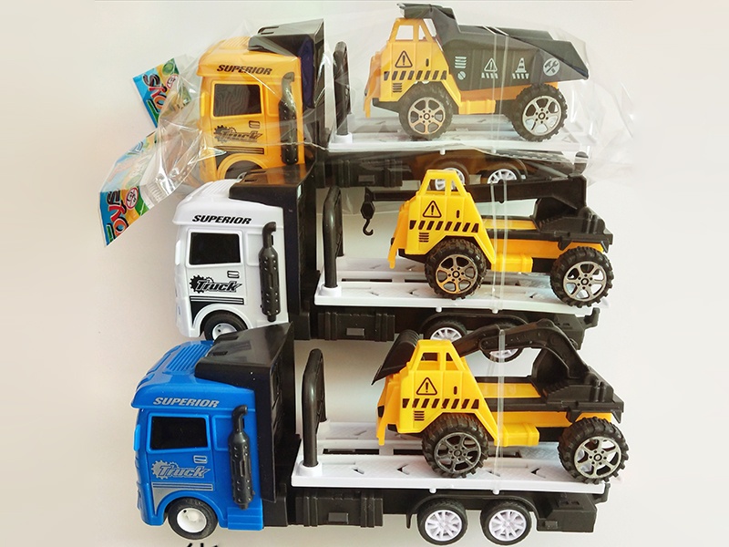 Friction Heavy Truck With Engineering Trucks